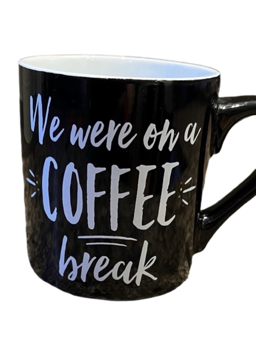 🛍️ 3/$30 or 2/$20 🛍️ “We Were On a Break” FRIENDS Coffee Break Mug 14 oz